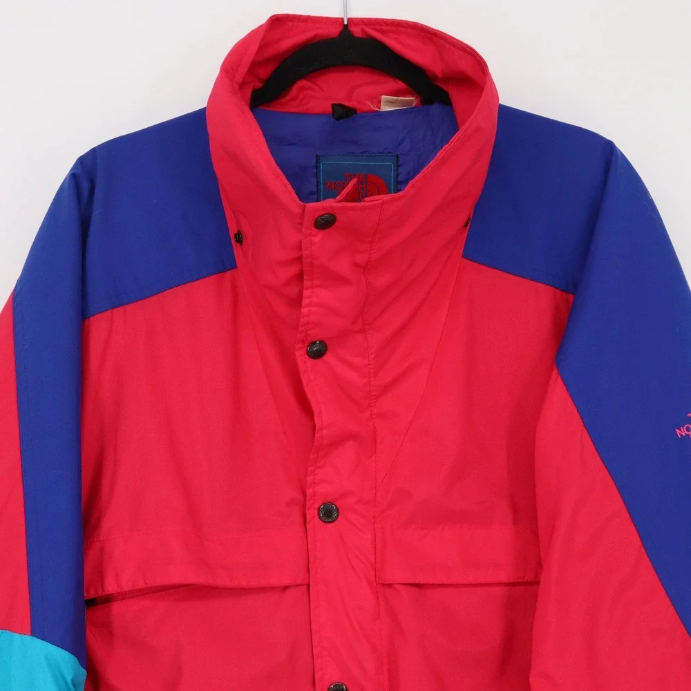 The North Face Extreme Vintage 90s Colorblock Ski Jacket Men's Size L Red Blue